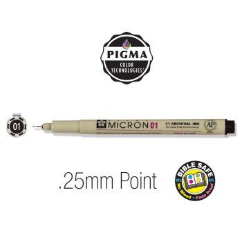 Sakura Pigma Micron Pen - Size 01 (more colors available)