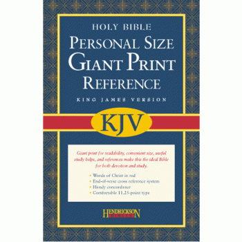 Hendrickson Bible: Super Giant Print Personal Size Bible