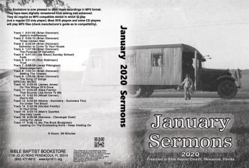 January 2020 Sermons - MP3