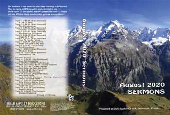 August 2020 Sermons - MP3