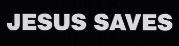 Jesus Saves - Vinyl Lettering (other options available)