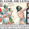 Lord, Liar, Lunatic - Banner (more sizes available)