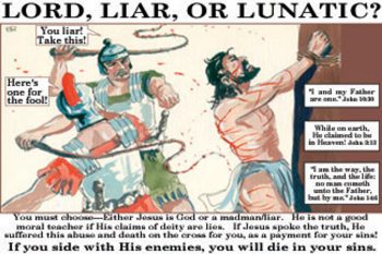 Lord, Liar, Lunatic - Banner (more sizes available)