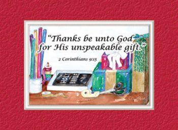 KJV Scripture Christmas Cards - Unspeakable Gift (10-pack)