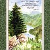 KJV Scripture Blank Greeting Card - Rockies