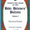 Doctrinal Studies - Bible Believers' Bulletin Volume 3