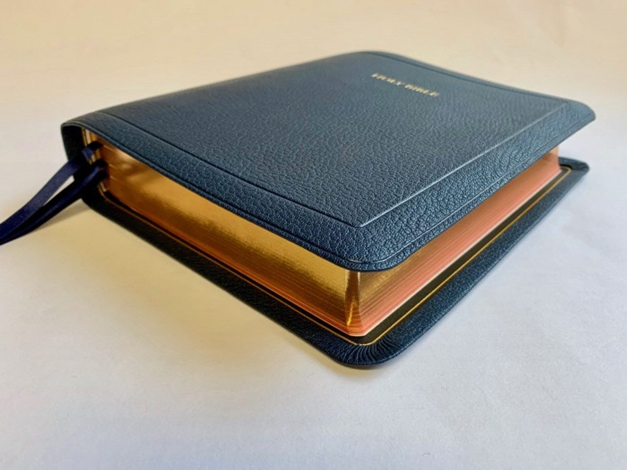Allan Oxford Bible: Brevier Clarendon Wide Margin Reference Bible (Navy) #5WM NB - Image 2