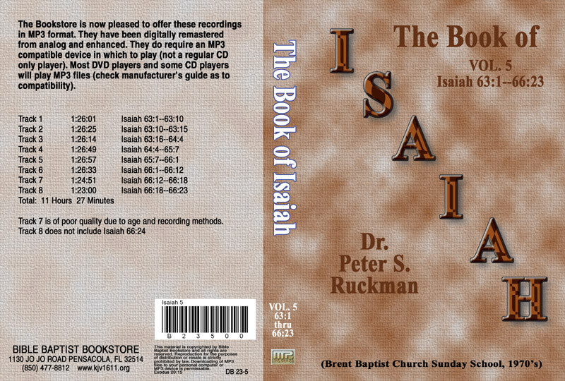 Isaiah, Volume 5 - MP3