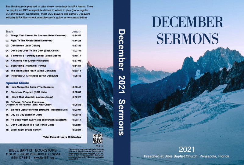 December 2021 Sermons - MP3