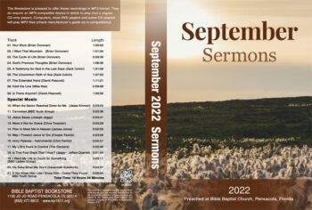 September 2022 Sermons - MP3