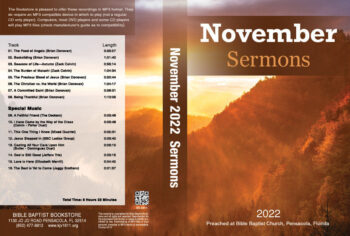 November 2022 Sermons - MP3