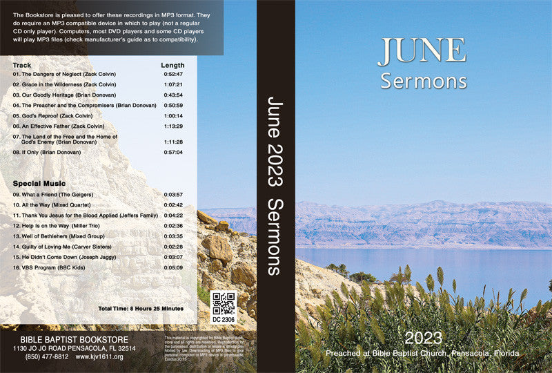 June 2023 Sermons - MP3