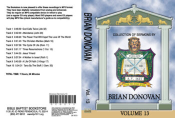Brian Donovan Sermons on MP3 - Volume 13