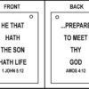 Sandwich Sign - 1 John 5:12 and Amos 4:12