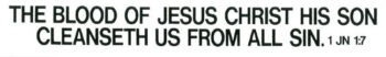 The Blood of Jesus Christ - Magnet