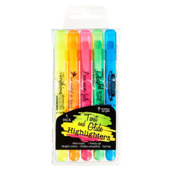 Twist and Glide 5-Piece Gel Highlighter Set