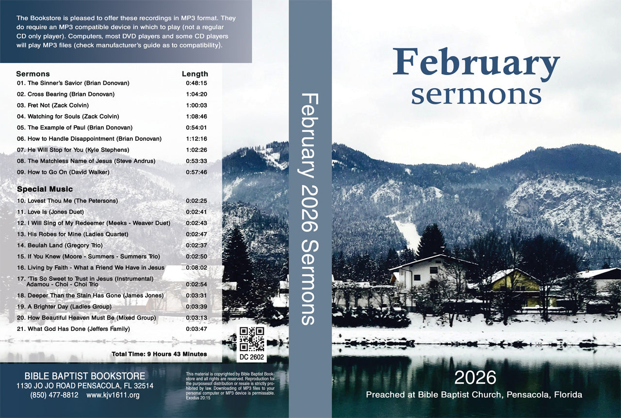 February 2026 Sermons - MP3