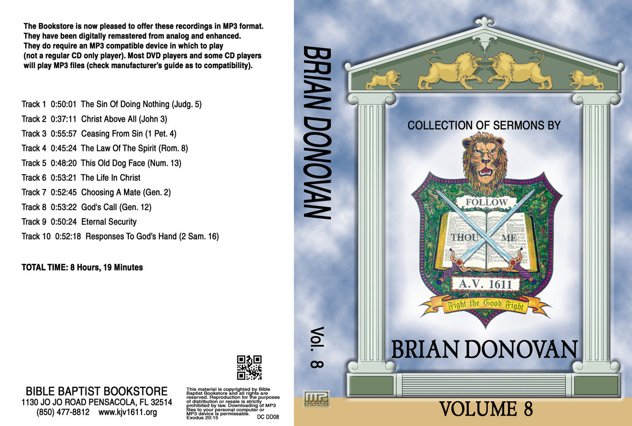 Brian Donovan Sermons on MP3 - Volume 8 - Image 2