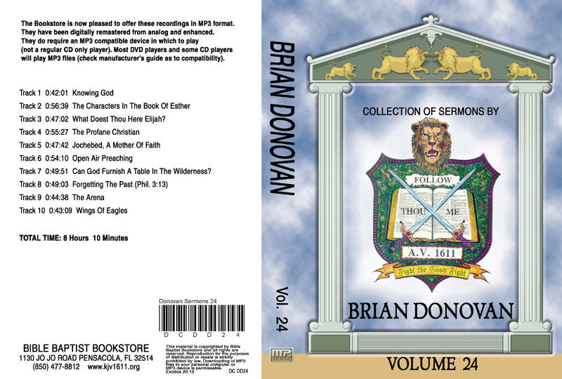 Brian Donovan Sermons on MP3 - Volume 24 - Image 3