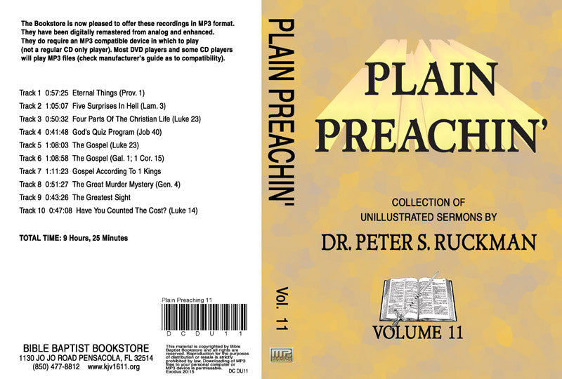 Plain Preachin' Volume 11 - MP3 - Image 3
