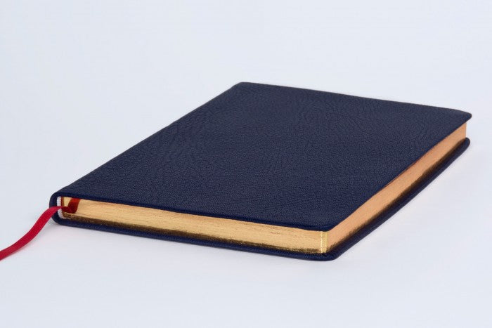 Allan: Journal Highland Goatskin - Navy Blue - Image 3